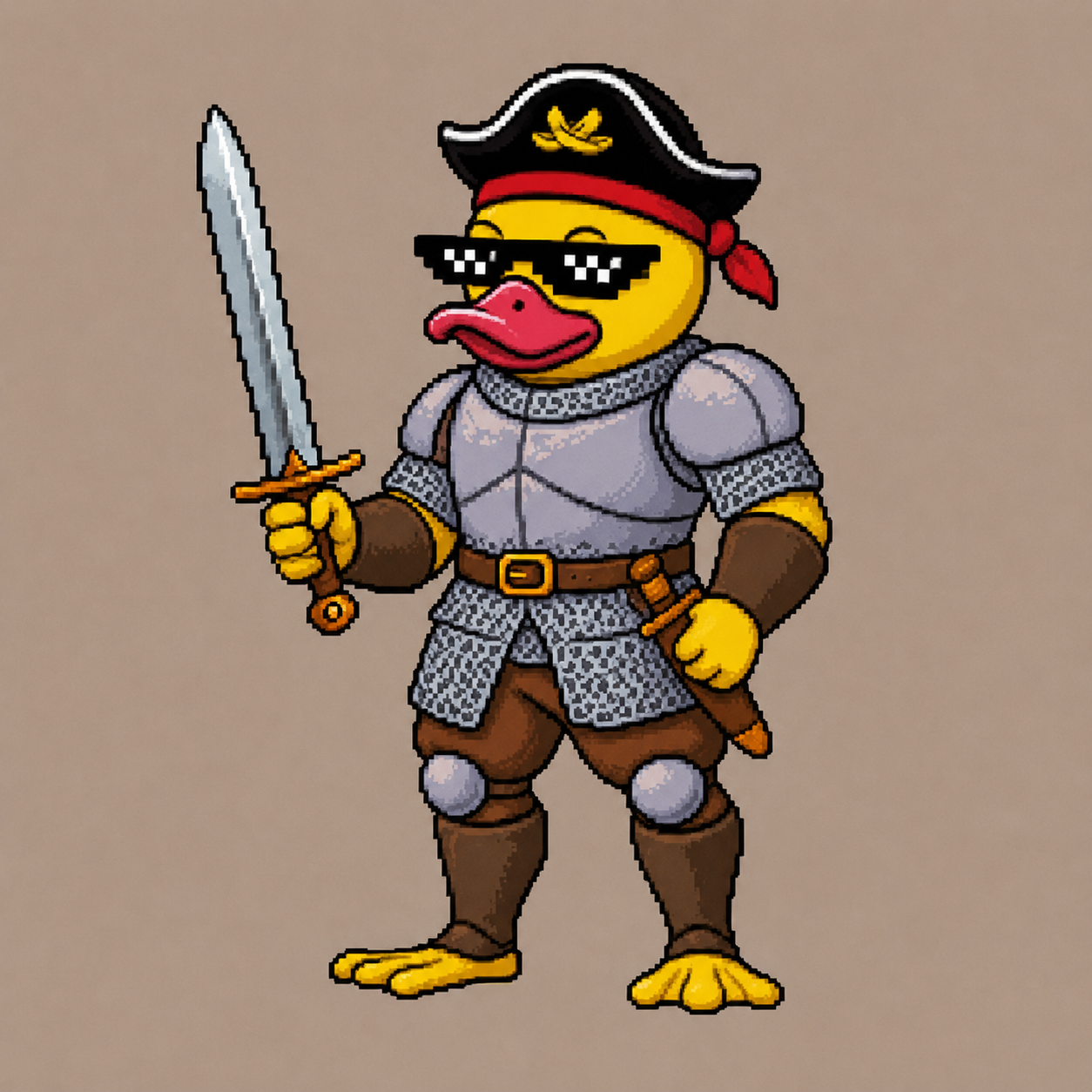 Duck Knight hero logo